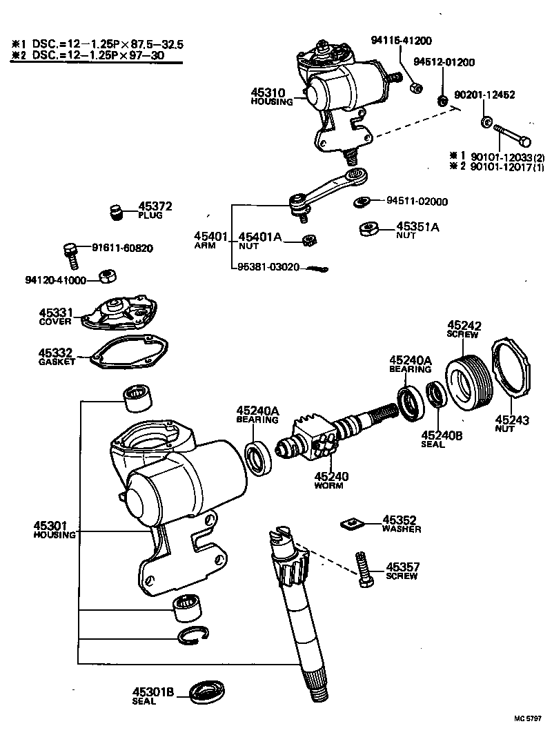45082-22011 BRACKET SUB-ASSY, STEERING COLUMN UPPER SUPPORT product image