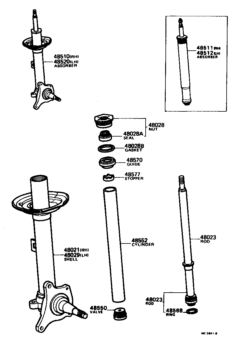 Toyota 48131-20650 SPRING, FRONT COIL, RH