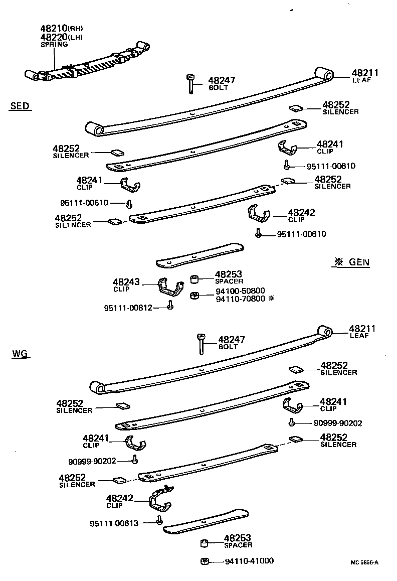 48516-21010 BRACKET, REAR SHOCK ABSORBER, UPPER RH product image