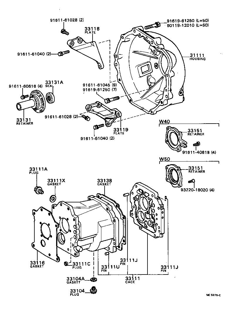 31111-20190 HOUSING, CLUTCH product image