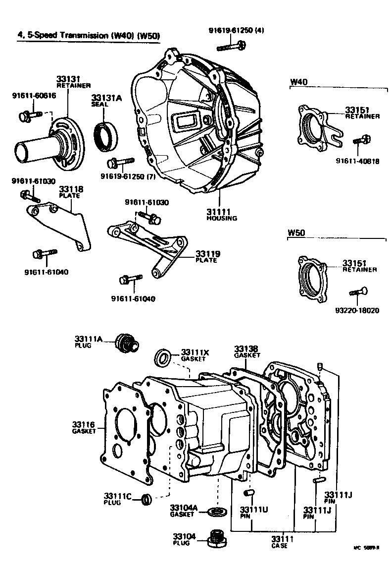 33101-22011 CASE, MANUAL TRANSMISSION product image