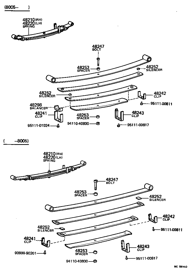 48231-10120 SPRING, COIL, REAR product image
