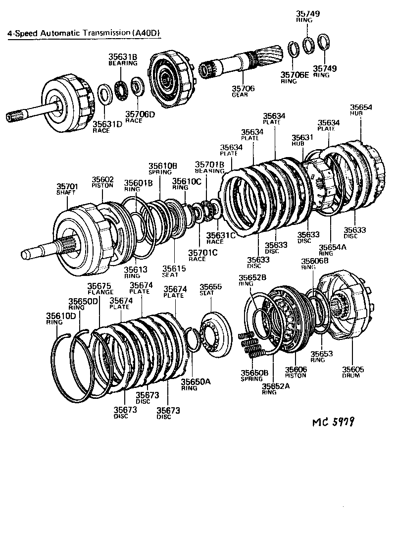 35706-20011 GEAR SUB-ASSY, PLANETARY SUN product image