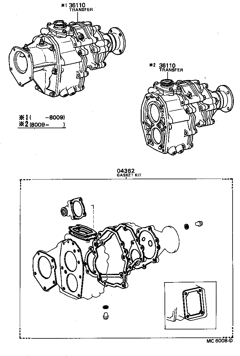 36100-35080 TRANSFER ASSY product image