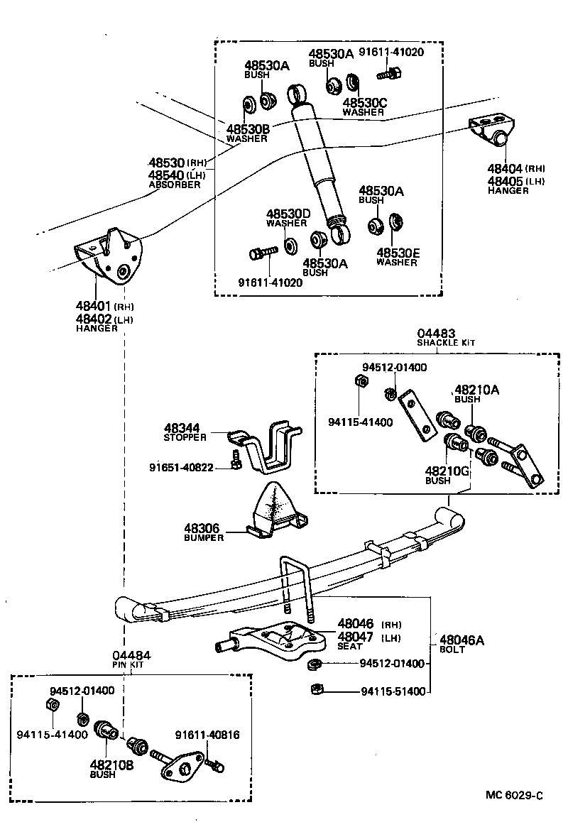 48215-35250 LEAF, REAR SPRING, NO.5 product image