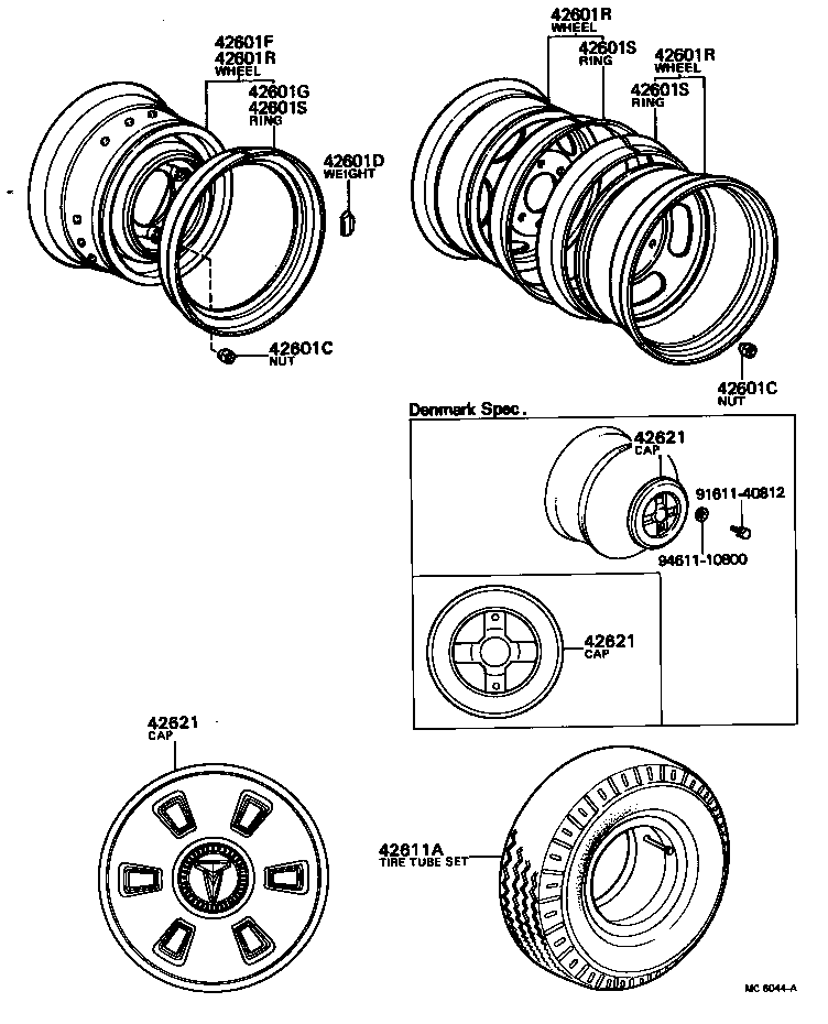 42633-37010 NUT, HUB (FOR AXLE) product image