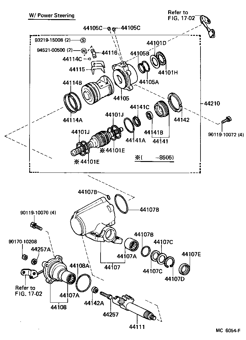 45280-60053 BRACKET, STEERING COLUMN, UPPER product image