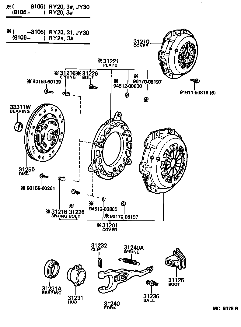 31201-29095 COVER SUB-ASSY, CLUTCH product image