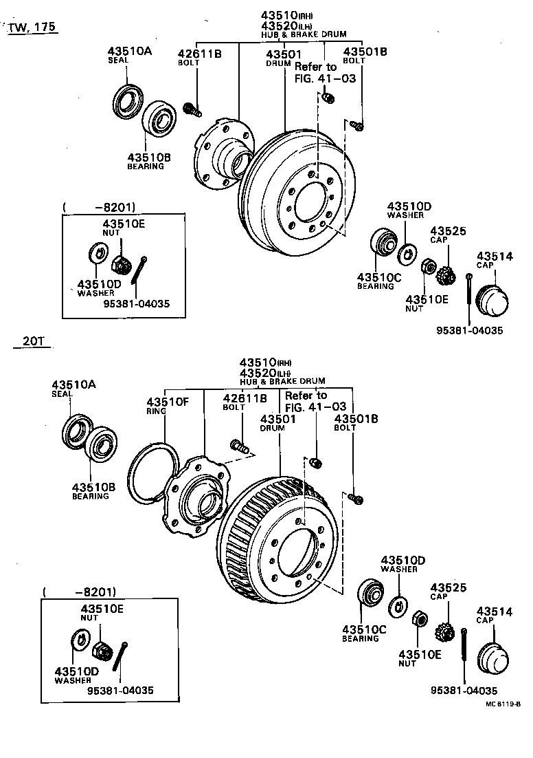 43512-36060 DRUM SUB-ASSY, FRONT BRAKE product image