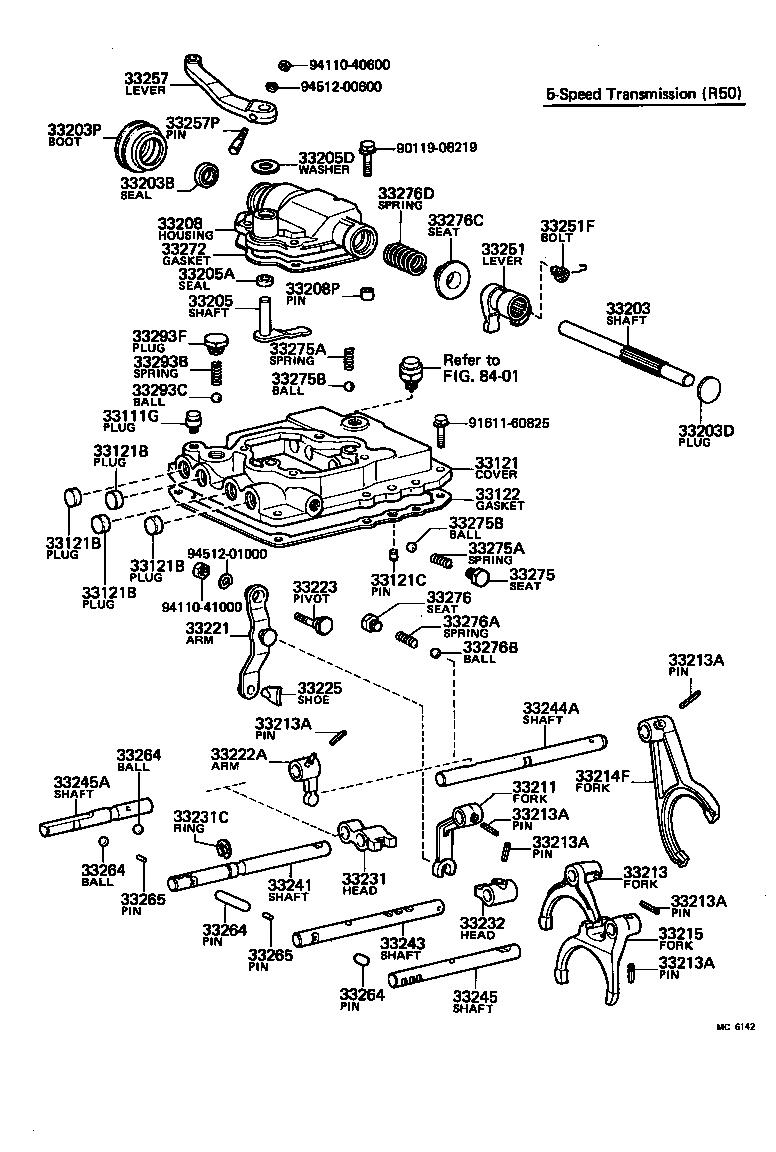 33122-36020 GASKET, MANUAL TRANSMISSION CASE COVER product image