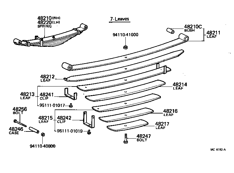 48516-36020 BRACKET, REAR SHOCK ABSORBER, UPPER RH product image