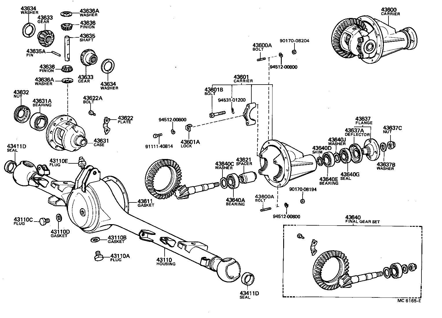 90311-33085 SEAL, TYPE T OIL (FOR FRONT DRIVE SHAFT) product image