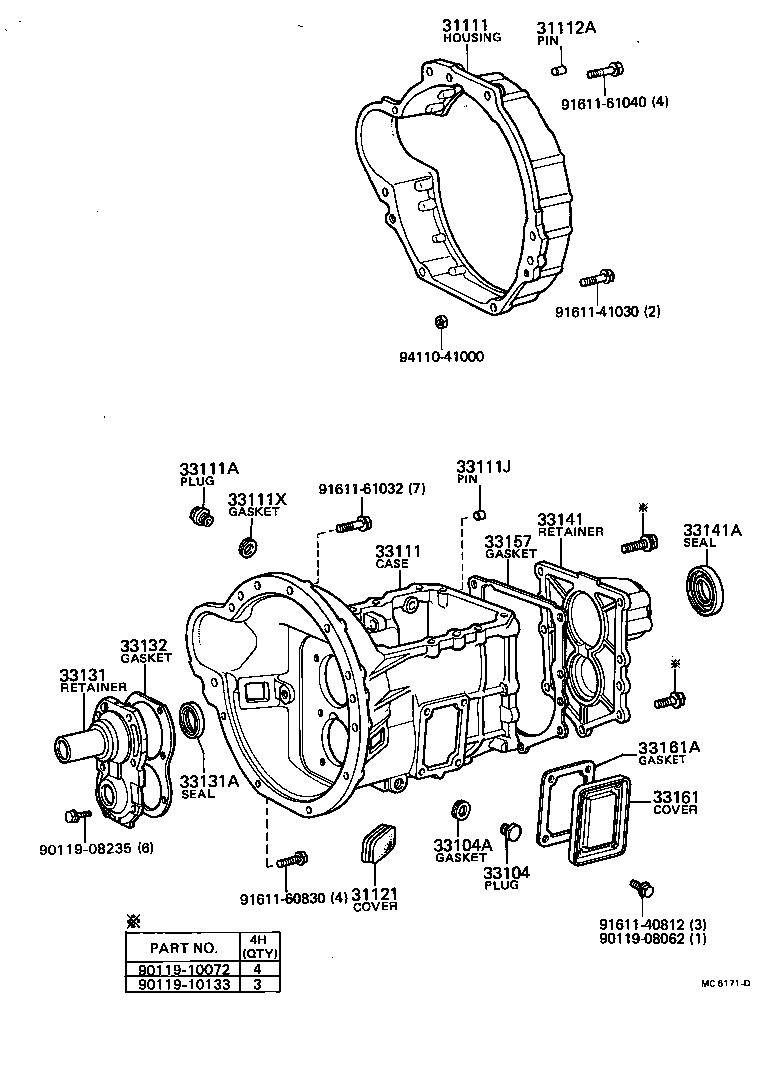 33121-35100 COVER, MANUAL TRANSMISSION CASE product image