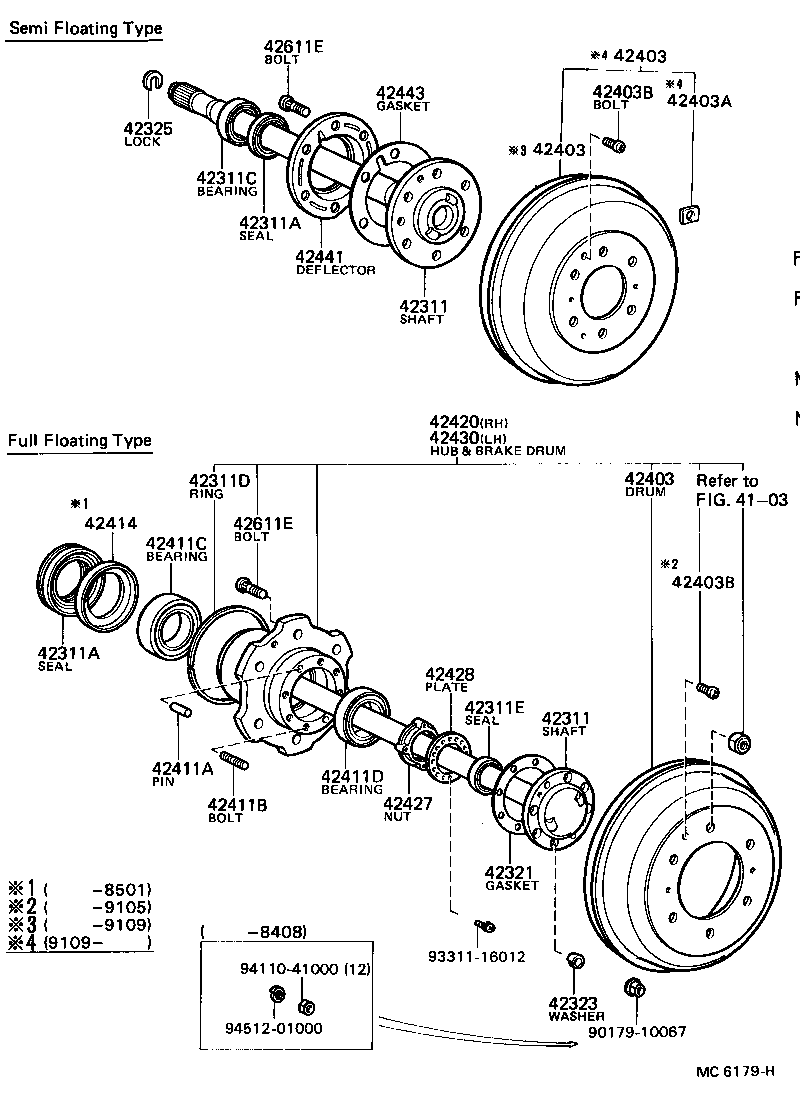 42441-25010 DEFLECTOR, BRAKE DRUM OIL product image