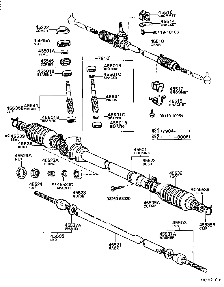 45202-16010 SHAFT SUB-ASSY, STEERING INTERMEDIATE product image