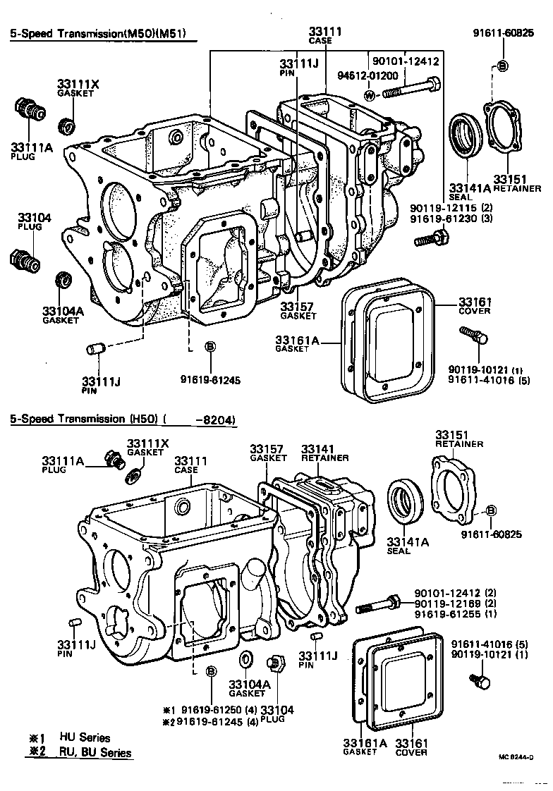 33131-36030 RETAINER, BEARING, FRONT(MTM) product image