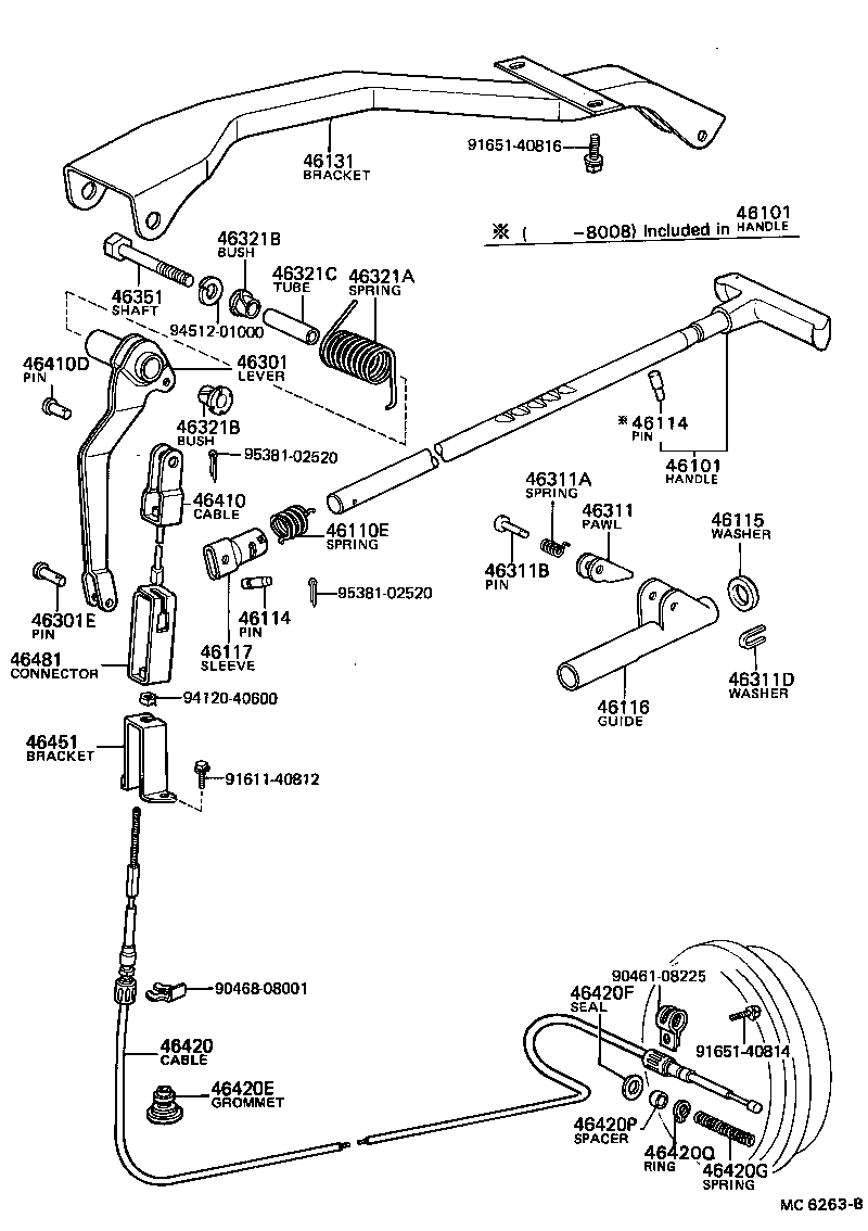46501-36050 DRUM SUB-ASSY, PARKING BRAKE product image