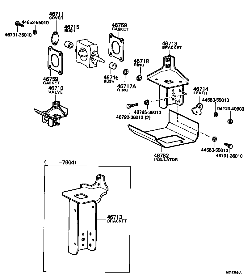 44644-55010 SEAL(FOR EXHAUST VALVE PUSH ROD) product image