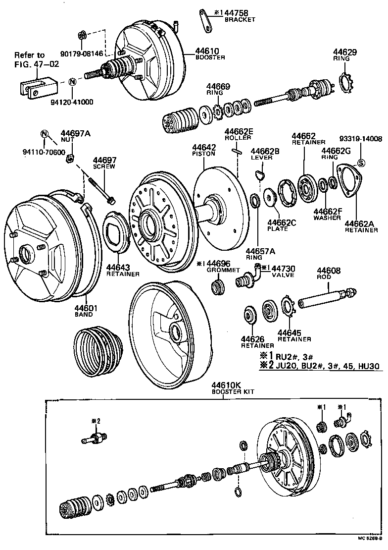44764-36240 TUBE, BOOSTER VACUUM product image