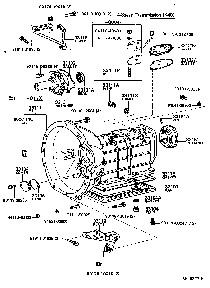 31111-12060 HOUSING, CLUTCH product image