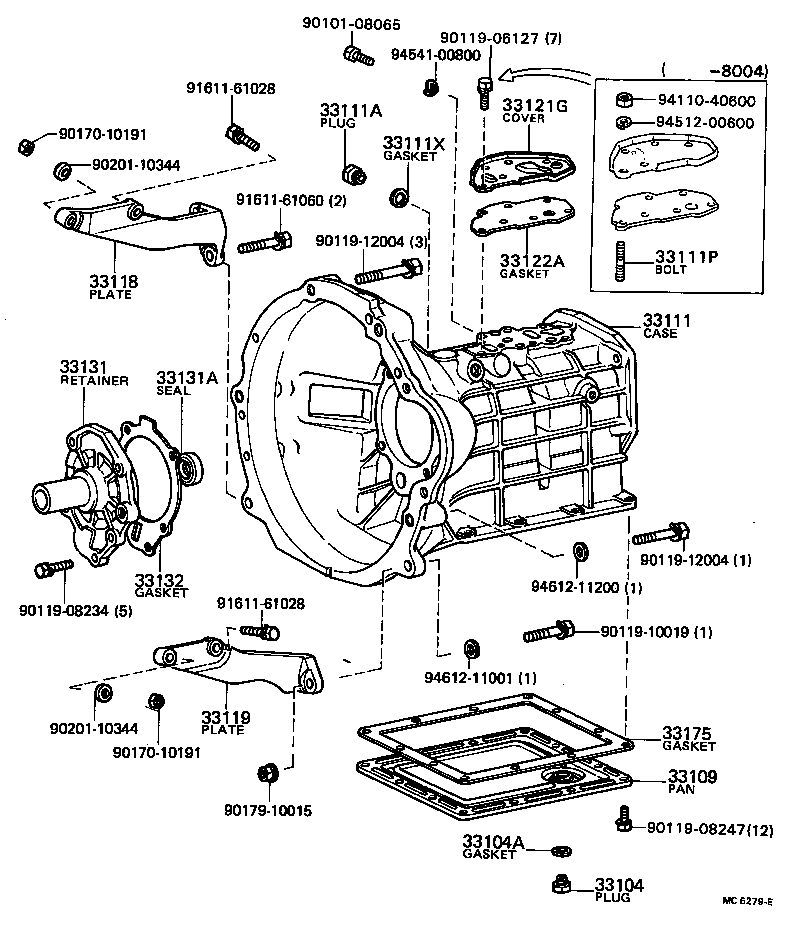 33119-12060 PLATE, STIFFENER, LH(MTM) product image