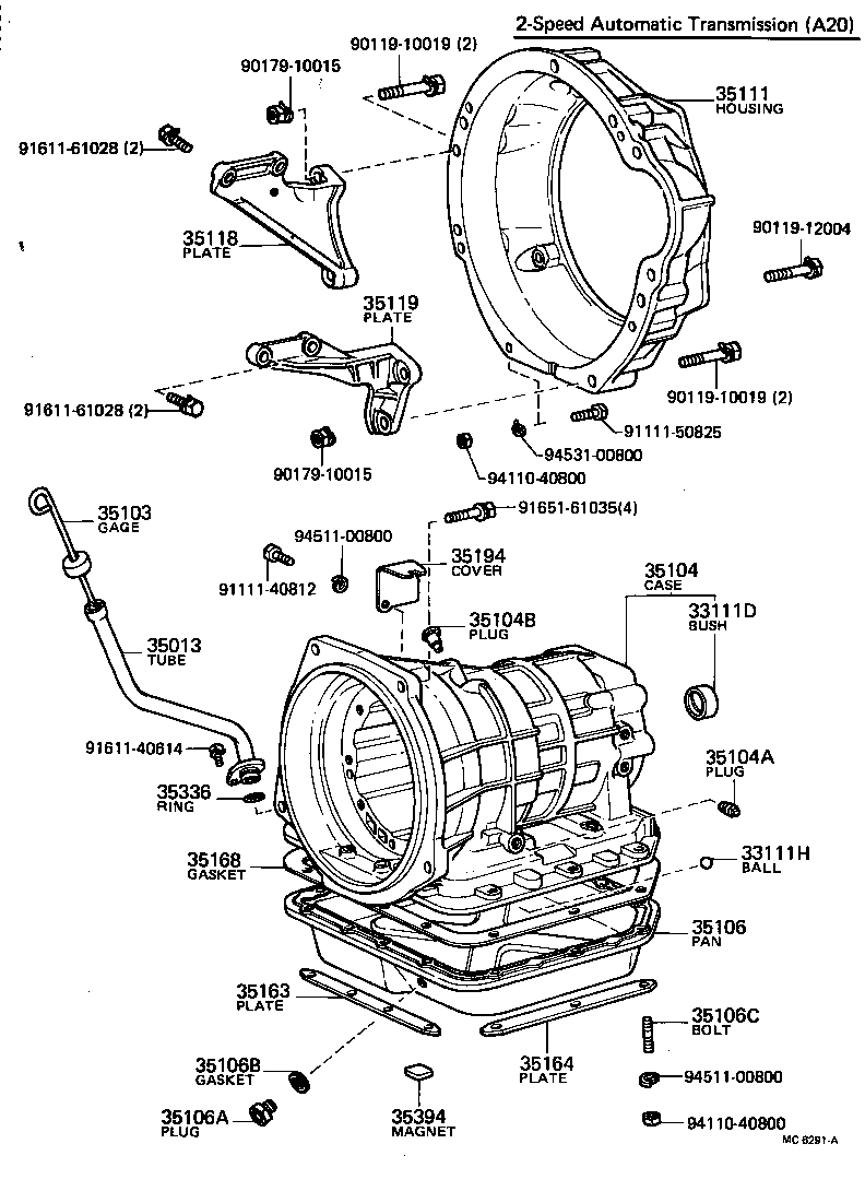 35103-20041 GAGE SUB-ASSY, TRANSMISSION OIL LEVEL product image