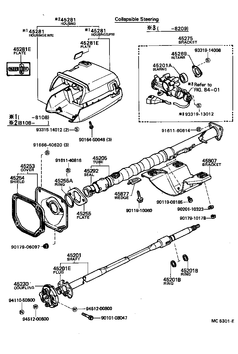 45025-12090 COVER, STEERING COLUMN HOLE product image