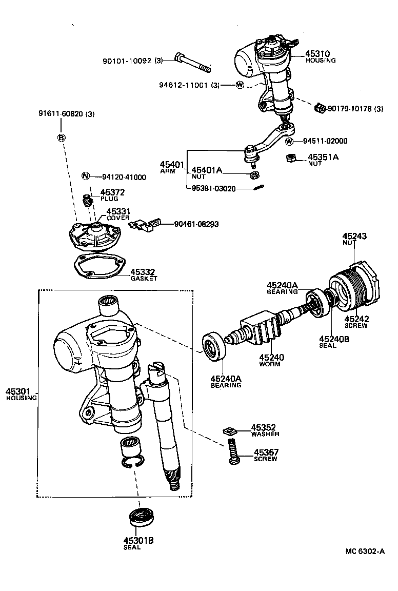 45025-12090 COVER, STEERING COLUMN HOLE product image