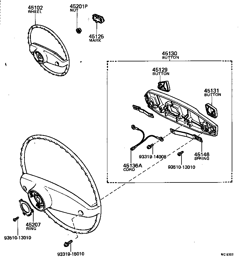 45136-12090 PLATE, HORN BUTTON CONTACT product image