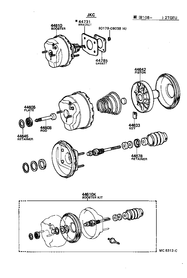 44773-12130 HOSE, VACUUM, NO.2 product image