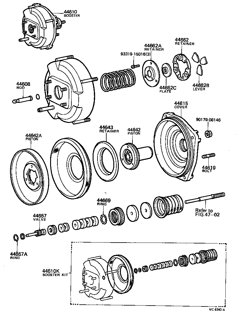 44693-40010 CONNECTOR, BOOSTER VALVE product image