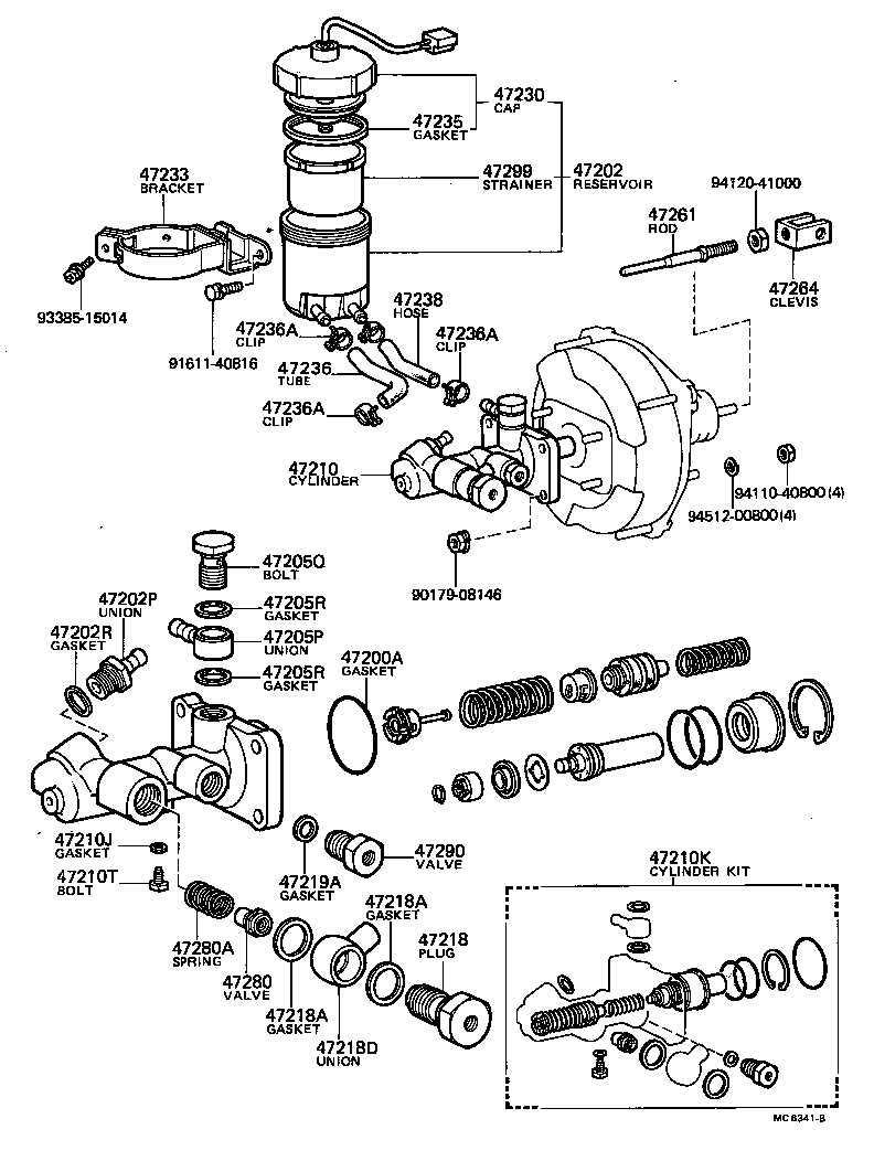 47234-40010 RETAINER, RESERVOIR GASKET product image