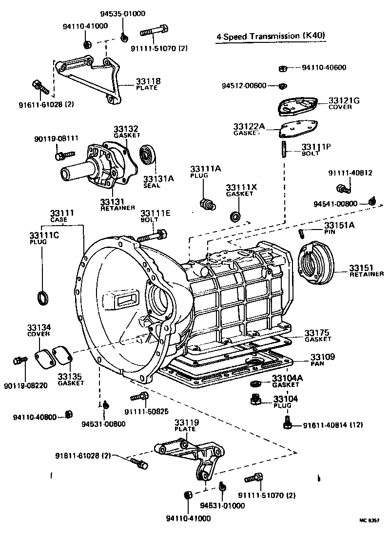 31111-12020 HOUSING, CLUTCH product image