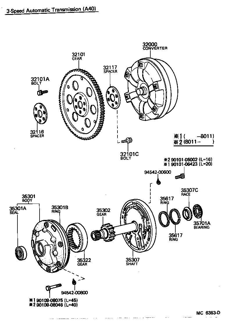 32000-20100 CONVERTER ASSY, TORQUE product image