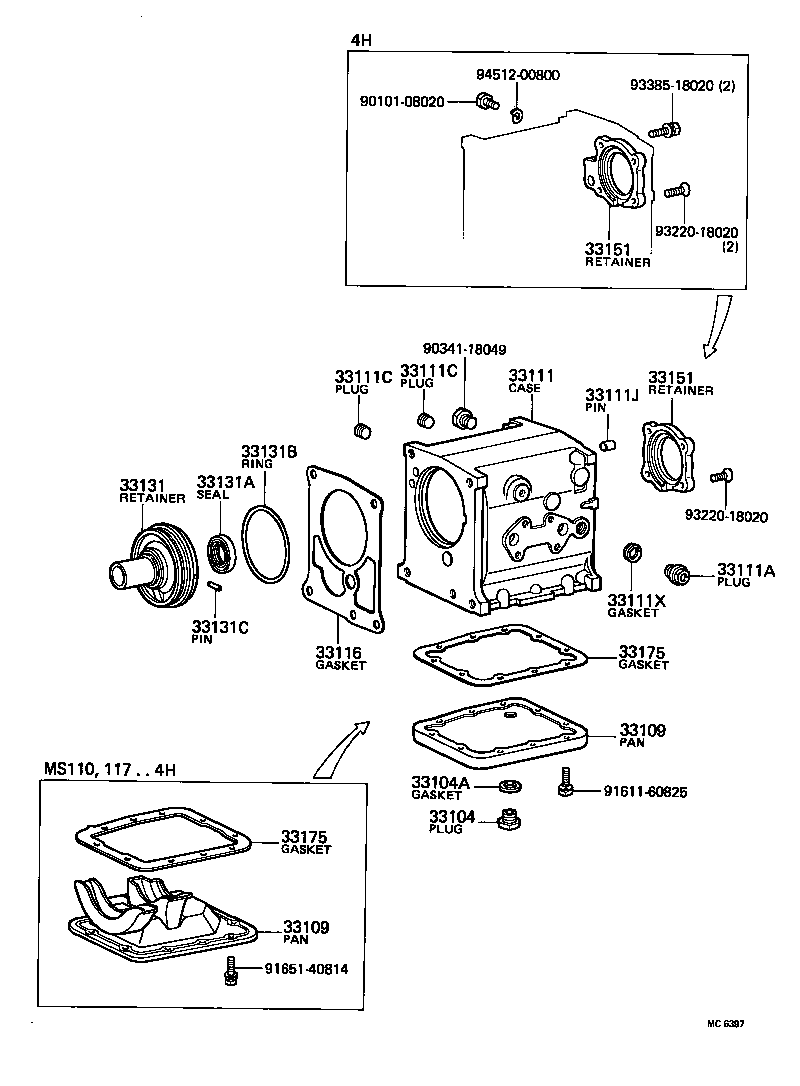 31111-20150 HOUSING, CLUTCH product image