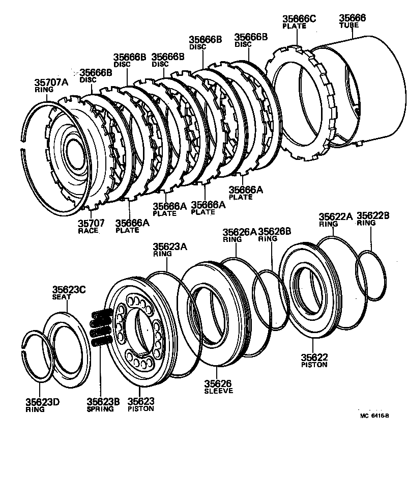 35707-30030 RACE SUB-ASSY, 1 WAY CLUTCH, INNER product image