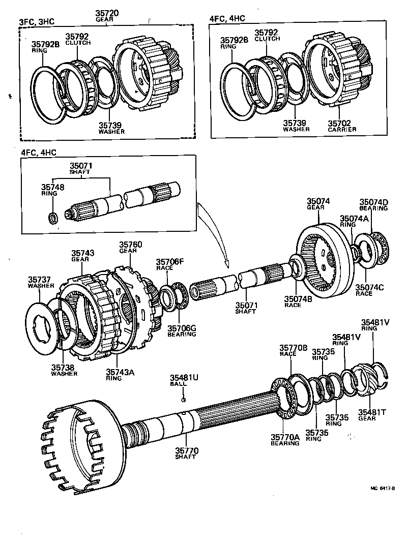 35720-22020 GEAR ASSY, FRONT PLANETARY product image