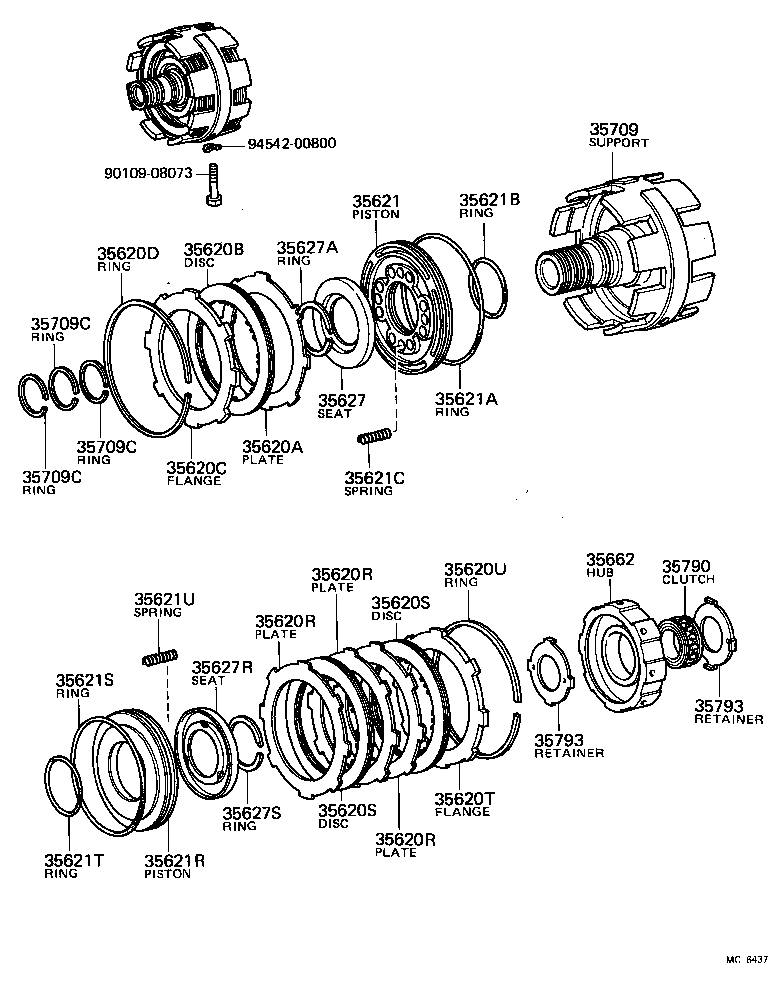 35617-22020 RING, OIL SEAL (FOR CENTER SUPPORT) product image