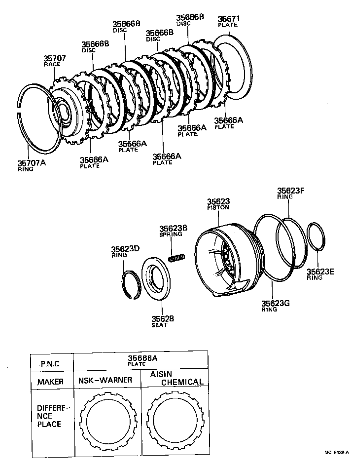 35707-22010 RACE SUB-ASSY, 1 WAY CLUTCH, INNER product image
