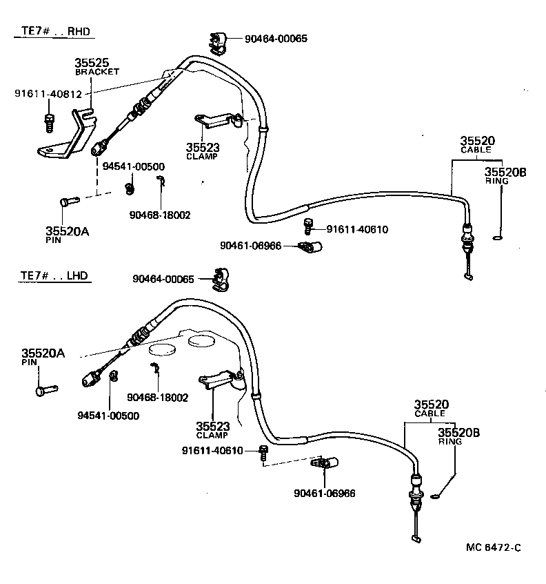 35595-22020 BRACKET, PARKING LOCK PAWL product image