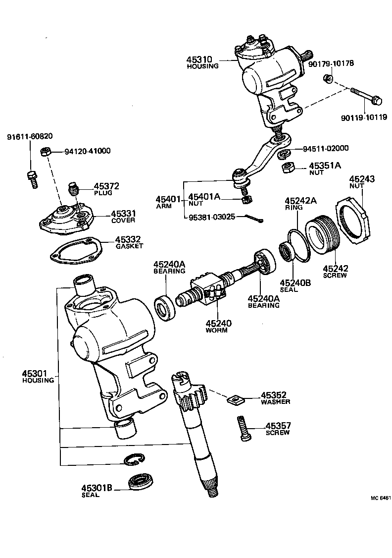 45020-12160 BRACKET, STEERING COLUMN, UPPER product image