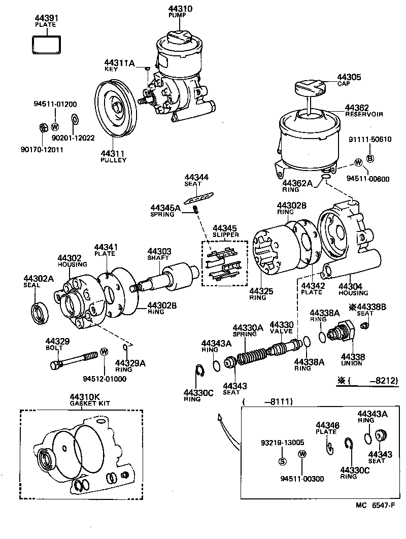 44320-30091 PUMP ASSY, VANE product image