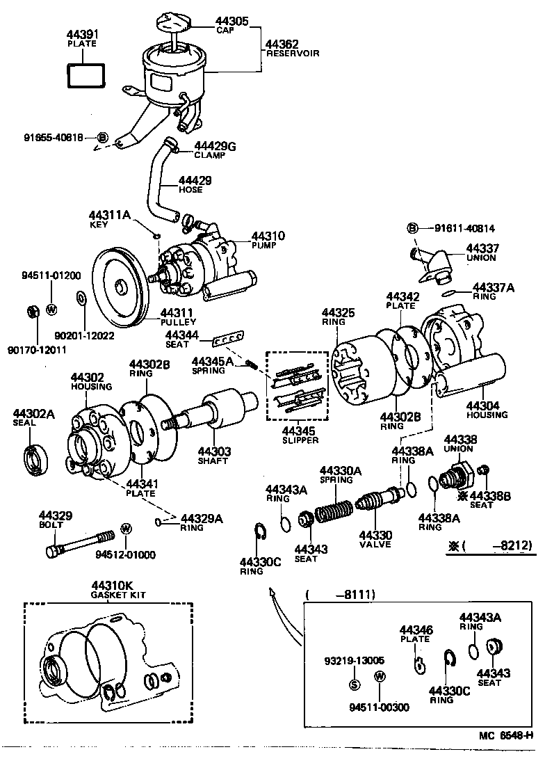 44320-30100 PUMP ASSY, VANE product image