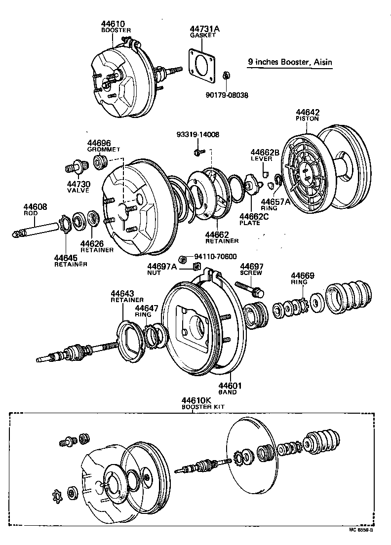 44786-26010 INSULATOR, HOSE HEAT product image
