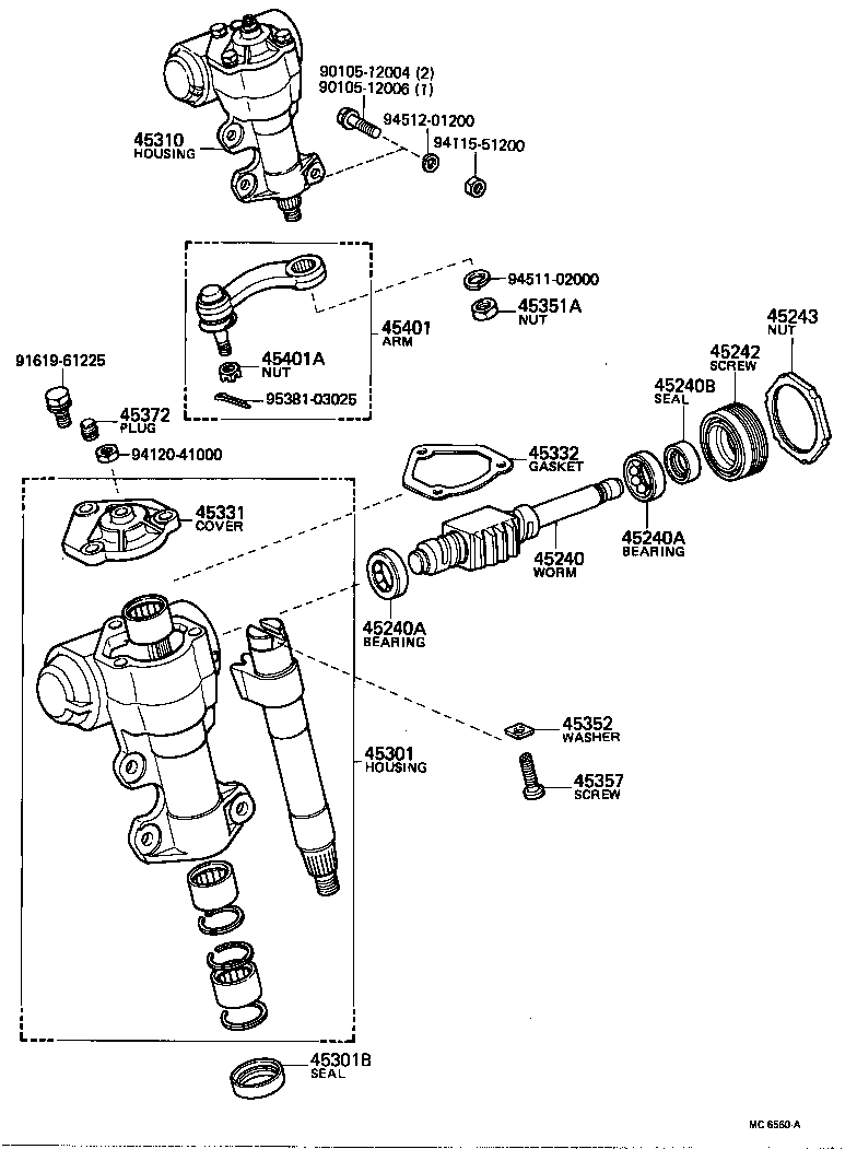 45807-30100 BRACKET SUB-ASSY, STEERING COLUMN UPPER SUPPORT product image