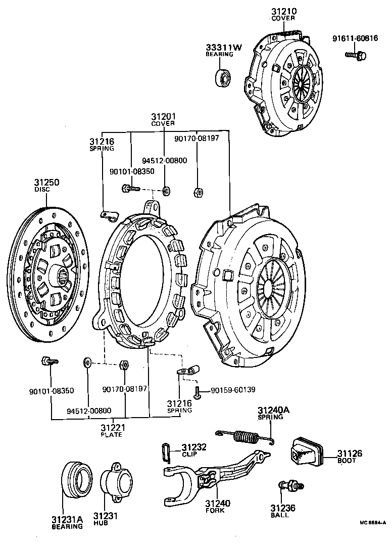 31236-20050 BALL, RELEASE FORK product image