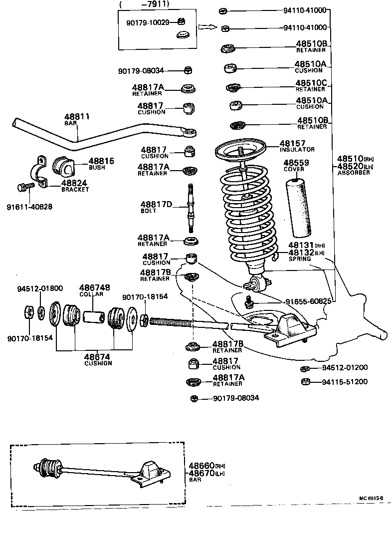 48131-30380 SPRING, FRONT COIL, RH product image