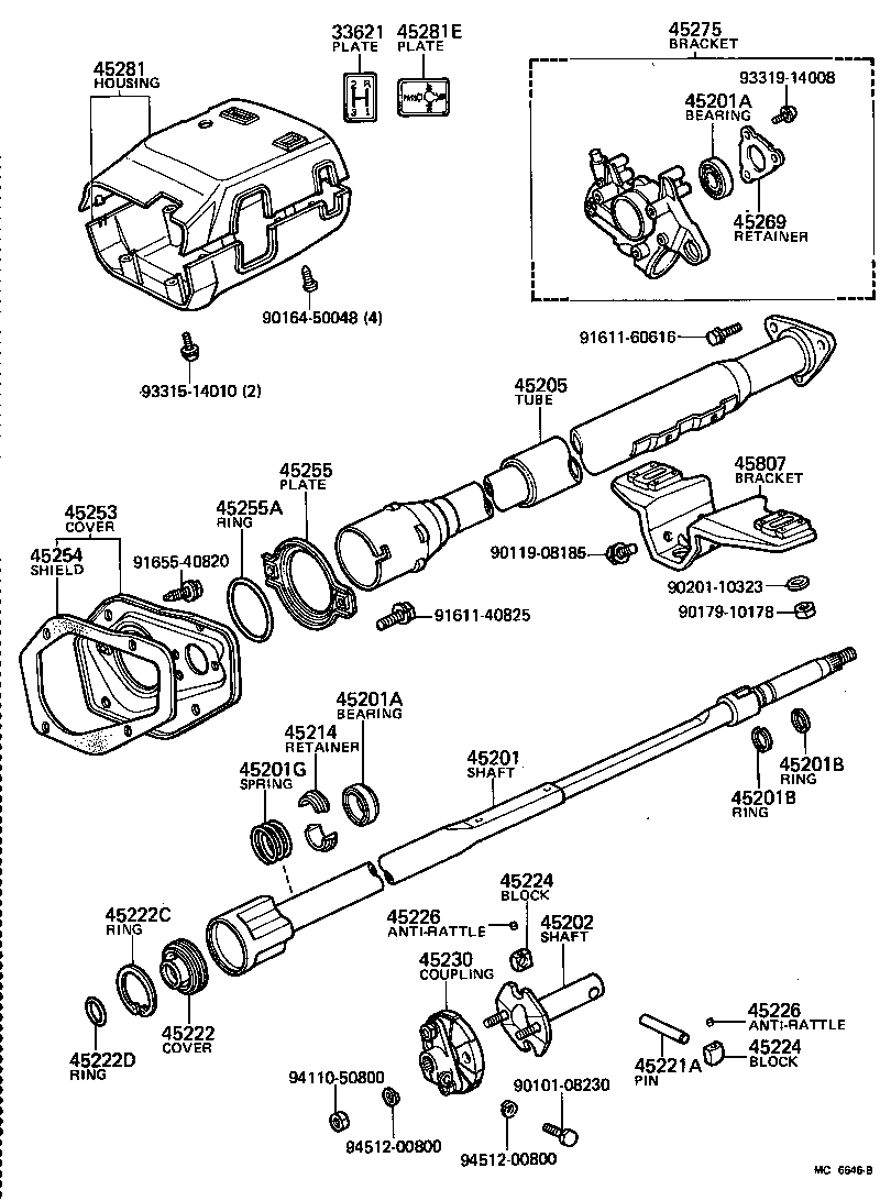 44110-30101 GEAR ASSY, POWER STEERING product image