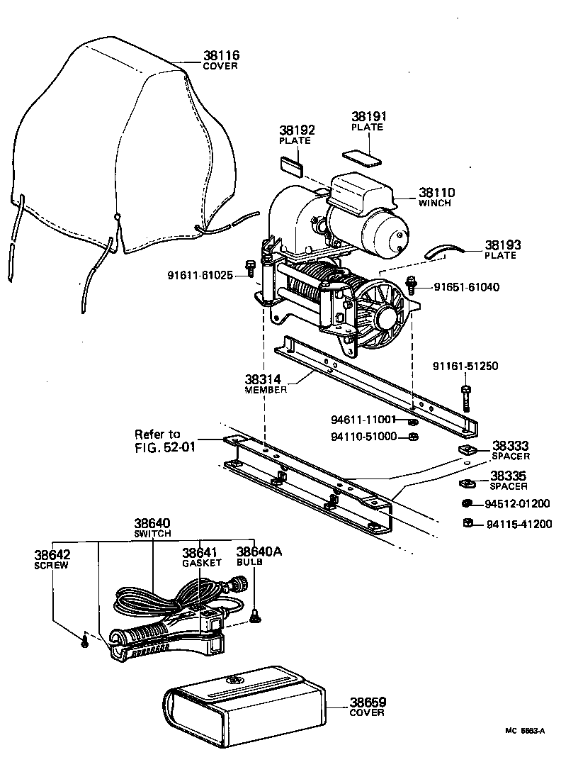 90345-53008 PLUG (FOR WINCH SIDE GEAR CASE) product image