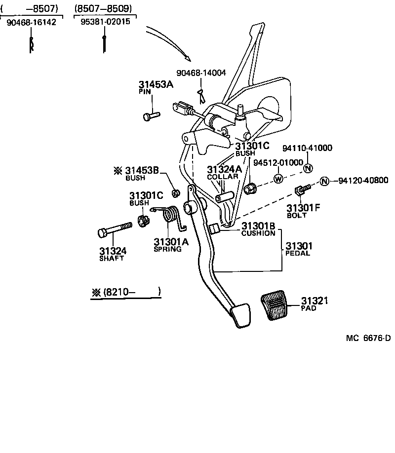 90412-12009 UNION(FOR CLUTCH MASTER CYLINDER TO FLEXIBLE HOSE TUBE) product image